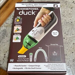 Horsepower Duck Cordless Vacuum with Crevice Tool